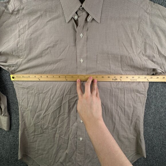 Gitman Bros Stanley Welch Clothiers Button Up Long Sleeve Cotton 15.5 32 USA - Picture 5 of 13